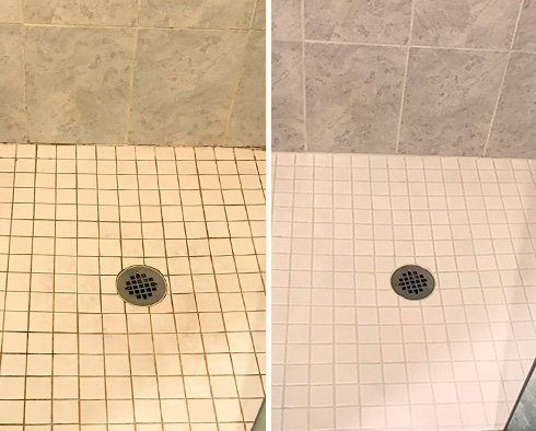 Shower Restored by Our Tile and Grout Cleaners in Anaheim, CA