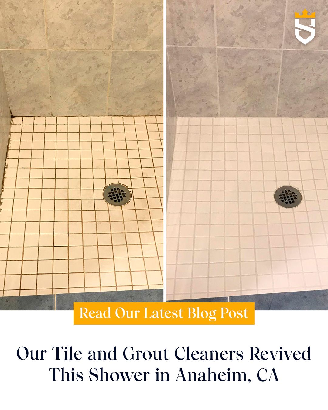 Our Tile and Grout Cleaners Revived This Shower in Anaheim, CA